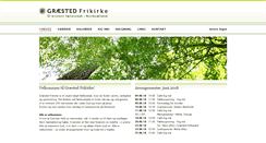 Desktop Screenshot of graestedfrikirke.dk